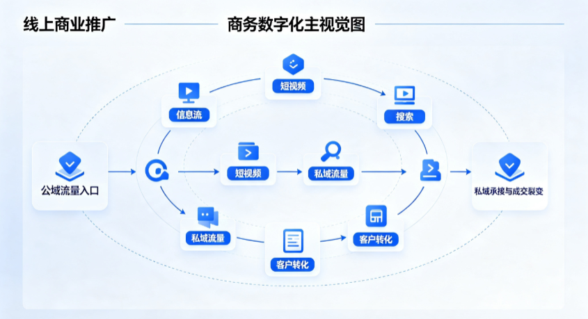 疏勒县线上商业推广怎么做？全域流量闭环搭建与低成本转化实战指南